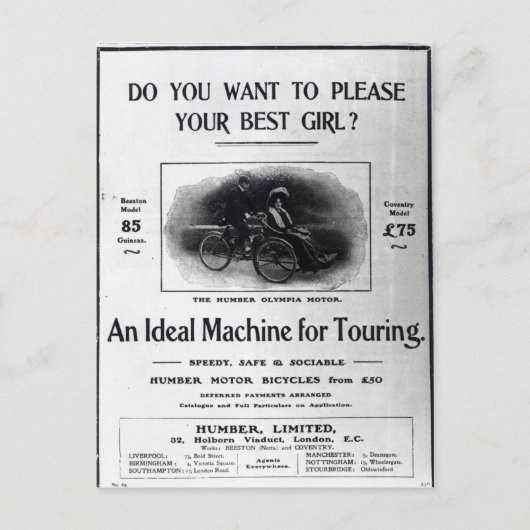 Will du, deinem besten Mädchen zu gefallen? Postkarte (Vorderseite)