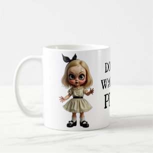 WILL DU, den Horror "Weiße Lustige Sprüche" zu SPI Kaffeetasse