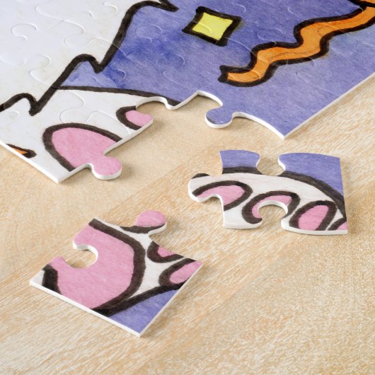 "Will du eine Leckerei?" Funny Comic Jigsaw Puzzle (Seite)