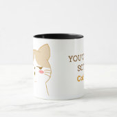 Will du etwas Kaffee? Funny Grumpy Cat Design Tasse (Zentrum)