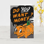 Will du Geld? Karte (Gelbe Blume)