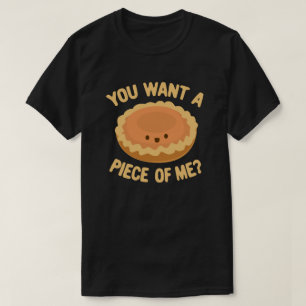 will du mir ein Stück Kürbiskuchen Erntedank T-Shirt