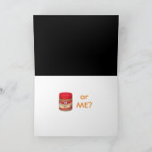 WILL DU "PUMPKIN SPICE" ODER "MEINE SPICE"? KARTE (Innenseite)