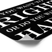 Will du, recht oder glücklich zu sein? 002 poster (Ecke)