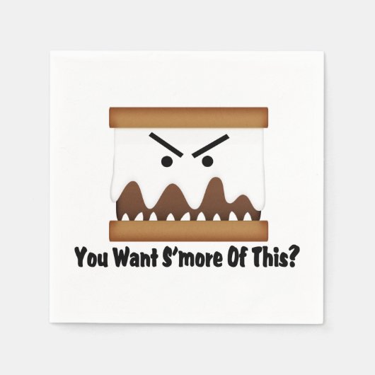 Will du uns mehr davon? serviette (Vorderseite)