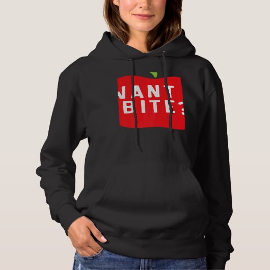 Will Ein Bissen Apfel Pflückermannschaft Apfel Obs Hoodie (Vorderseite)