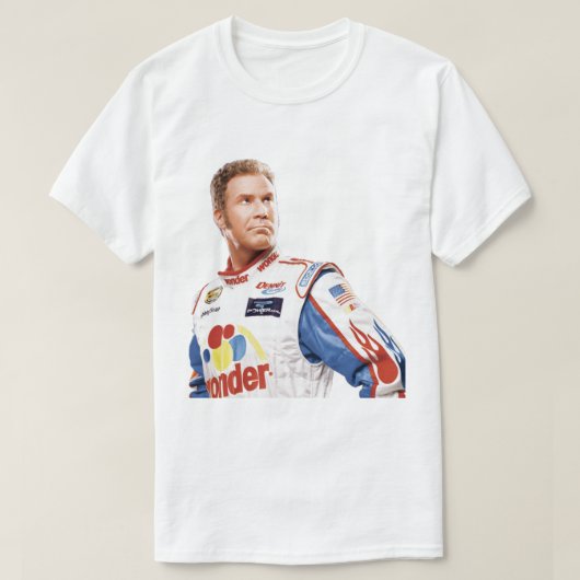 Will Ferrell Talladega Nights Ricky Bobby T-Shirt (Design vorne)