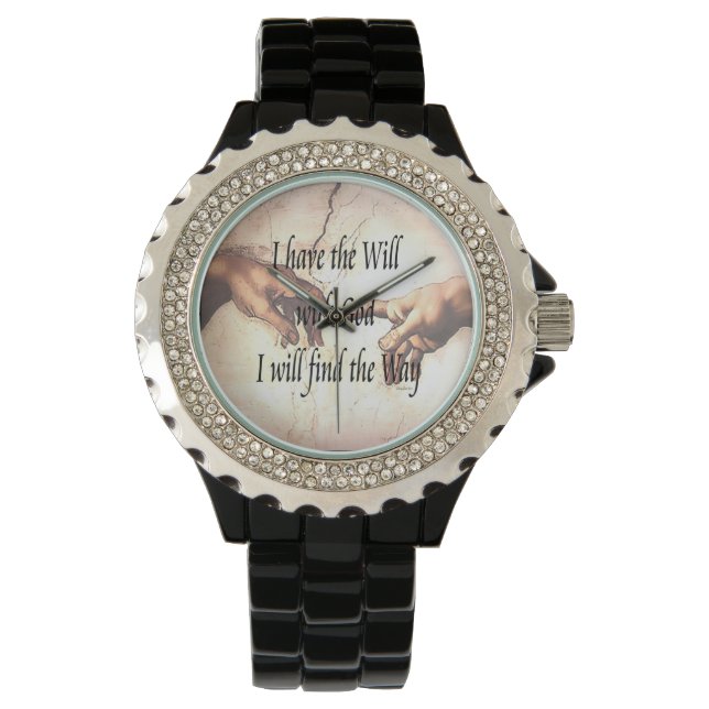 Will Gods Way Armbanduhr (Vorderseite)