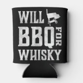 Will GRILLEN for Whisky - Funny Offset Grillmaster Dosenkühler (Rückseite)