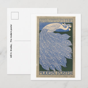 Will H. Bradley , Das moderne Plakat Postkarte