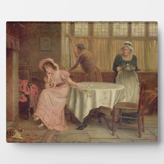 'Will He Come?' (oil on canvas) Fotoplatte (Vorderseite)