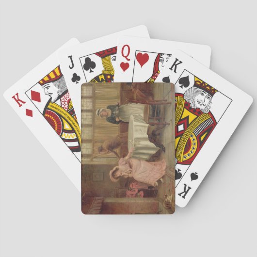 'Will He Come?' (oil on canvas) Spielkarten (Rückseite)