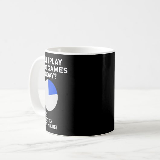 Will I Play Video Games Today - Pc Gaming Lover Co Kaffeetasse (Vorderseite Links)