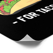 Will Irish Dance für Tacos St. Patrick's Day Shamr Poster (Ecke)