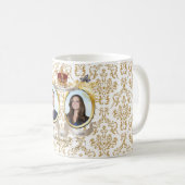 Will+Kate Hochzeit, diy Hintergrundfarbe!! Kaffeetasse (VorderseiteRechts)