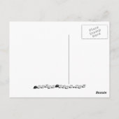 Will Kiss for Coffee Geschenk Original Design Java Postkarte (Rückseite)