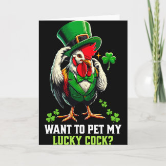 Will mein glückliches lustiges St. Patrick's Day-H Karte