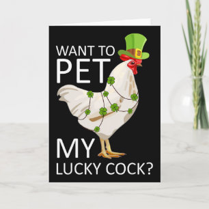 Will mein glückliches lustiges St. Patrick's Day-H Karte