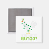 Will mein Glückskind streicheln Funny St. Patrick Magnet (Vorderseite/Rückseite)