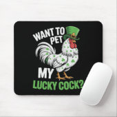 Will mein Glückspetir für lustigen St. Patrick Män Mousepad (Mit Mouse)