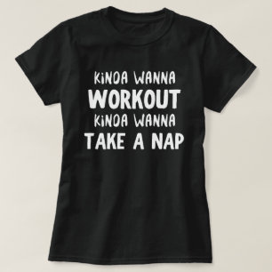 Will Mich Trainieren Lustiges Fitness-T-Shirt T-Shirt