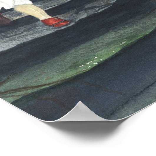 Will O the Wisp Poster (Ecke)