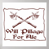 Will Pillage Poster (Vorne)