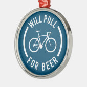 Will Pull für Bier-Rad Ornament Aus Metall (Links)