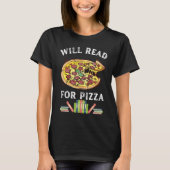 Will Read For Pizza 90s Kids Reading Program  Read T-Shirt (Vorderseite)