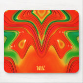 WILL ~ Red Green and Yellow Design Mousepad (Vorne)