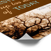 Will Rogers zitieren Plakat Natur Foto Art sepia (Ecke)