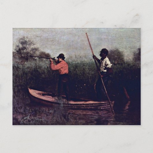 Will Schuster und Blackman schießen Postkarte (Vorderseite)