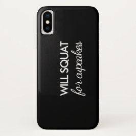 Will Squat für Cupcakes iPhone Case