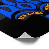 Will To Fight - I Stand With Ukraine - Ukrainian F Poster (Ecke)