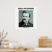 Will to Power (Friedrich Nietzsche) Poster (Küche)