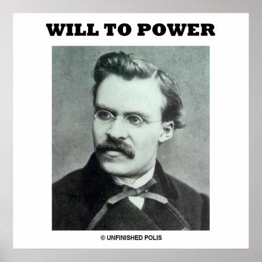Will to Power (Friedrich Nietzsche) Poster (Vorne)