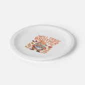 Will Trade Brother for Pie Gnomes Erntedank Day Pappteller (Schrägansicht)