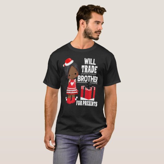 Will Trade Brother für die Weihnachtsfamilie T T-Shirt (Vorne ganz)