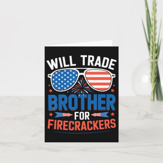 Will Trade Brother für Firecracker Funny 4. J Karte (Vorderseite)