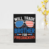 Will Trade Brother für Firecracker Funny 4. J Karte (Gelbe Blume)