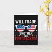 Will Trade Brother für Firecracker Funny 4. J Karte (Gelbe Blume)