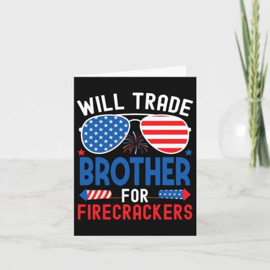 Will Trade Brother für Firecracker Funny 4. J Karte (Vorderseite)