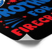 Will Trade Brother für Firecracker Funny US 4. Poster (Ecke)