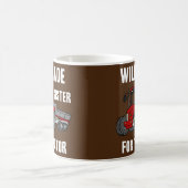 Will Trade Sister der Traktor Farm Bauer Funny Kaffeetasse (Mittel)