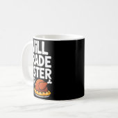 Will Trade Sister For Turkey Funny Thanksgiving Di Kaffeetasse (Vorderseite Links)