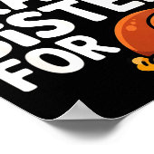 Will Trade Sister For Turkey Funny Thanksgiving Di Poster (Ecke)