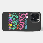 Will Trade Sister für Ostereier, Happy Oaster iPhone Hülle (Rückseite (Horizontal))