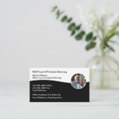 Will Trust Probney Business Cards Visitenkarte (Stehend Vorderseite)