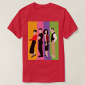 Will und Grace bunt T-Shirt (Design vorne)