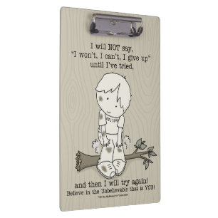 Will wieder versuchen klemmbrett